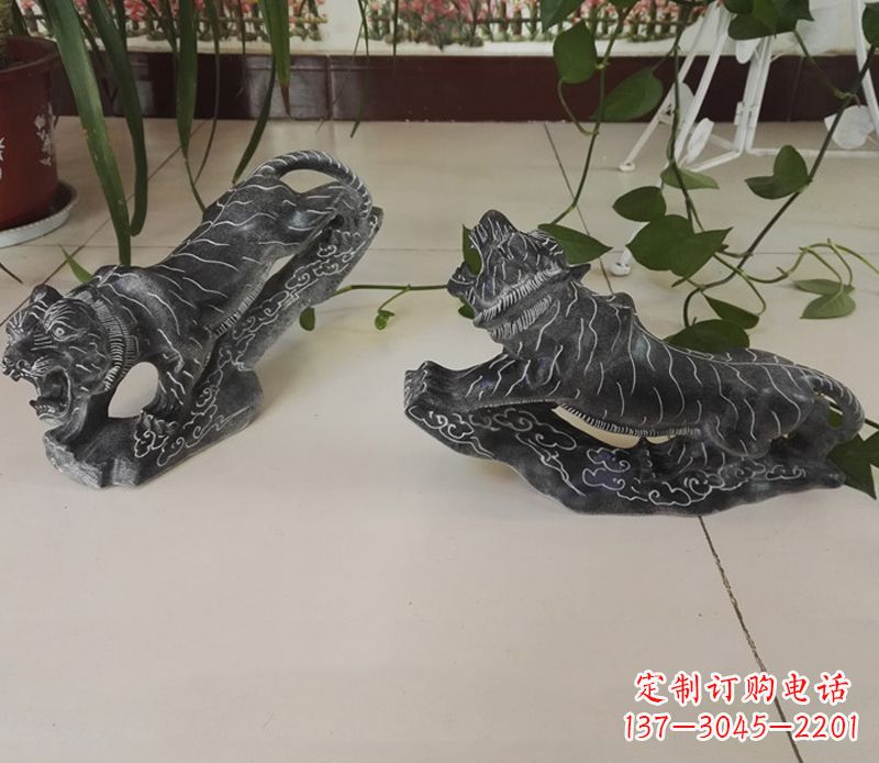 贵州青石大型老虎雕塑是由中领雕塑设计制作的一…