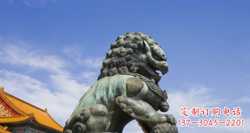 贵州青铜故宫狮子雕塑--精美绝伦