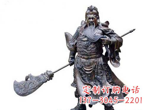 贵州关羽青铜雕塑,传承历史的精神