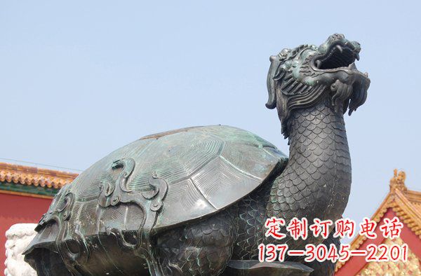 贵州青铜龙雕塑,象征传统文化之美