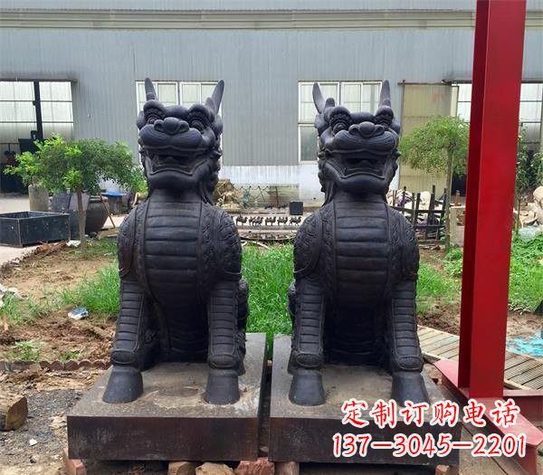 贵州青铜精美麒麟雕塑,注入艺术气息