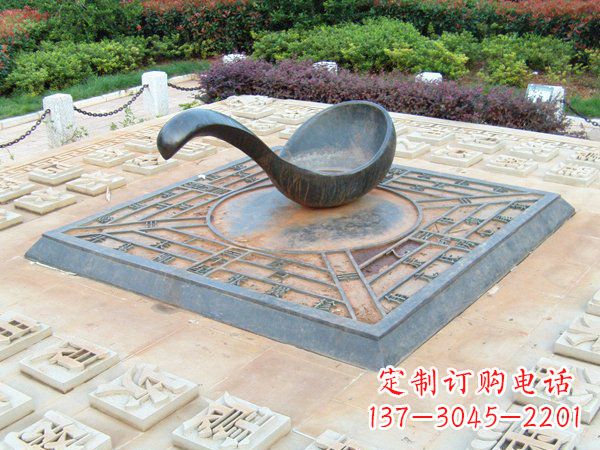 贵州青铜司南指南针铜雕