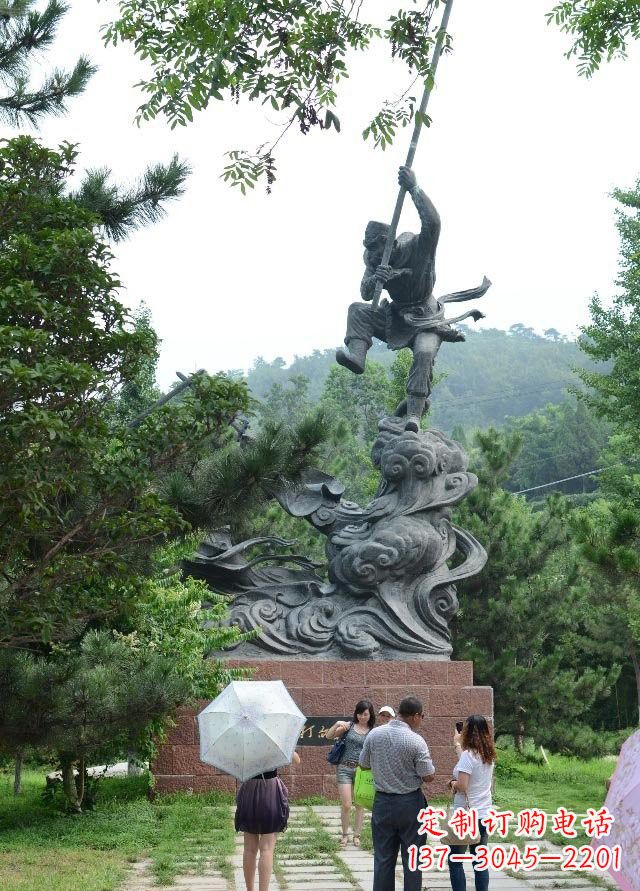 贵州佛教中的传奇:青铜孙悟空雕塑