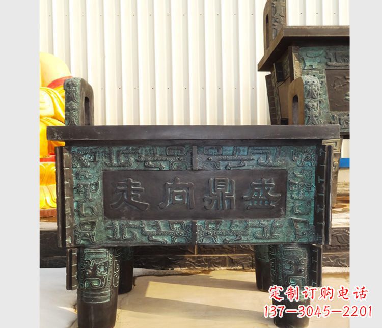 贵州青铜香炉雕塑,传承中国文化