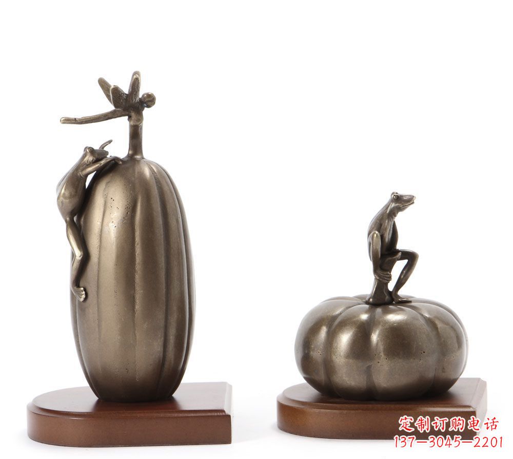 贵州艺术青蛙铜雕：真实逼真可爱