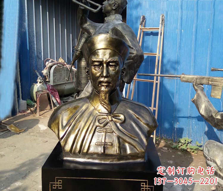 贵州经典英雄,林则徐铜雕