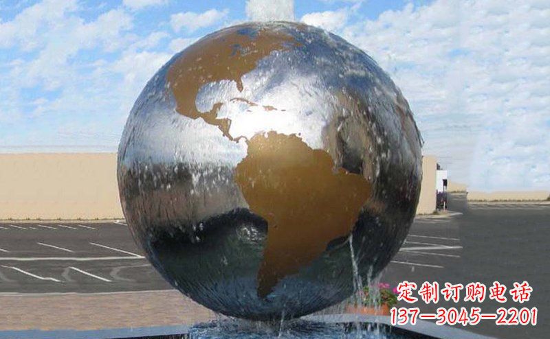 贵州精细不锈钢地球雕塑,让您的家居更有文艺范