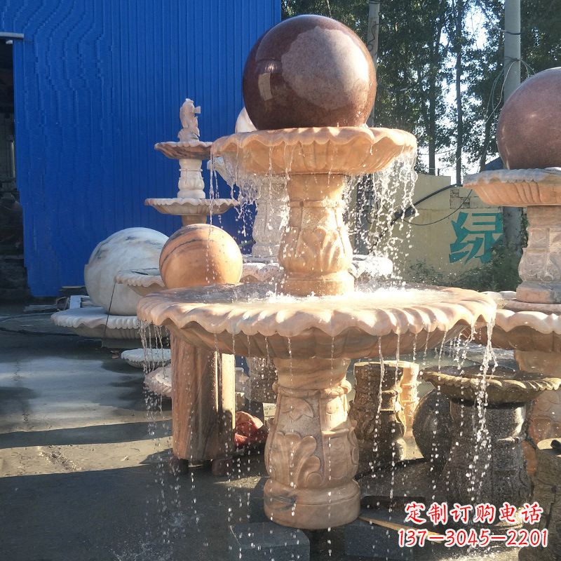 贵州曲阳风水球雕塑,营造财运亨通的好运符