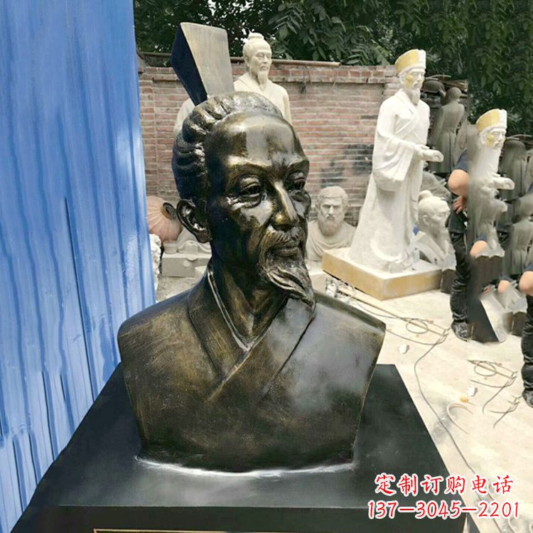 贵州屈原雕塑仿铜头像,让您享受美好的艺术之美
