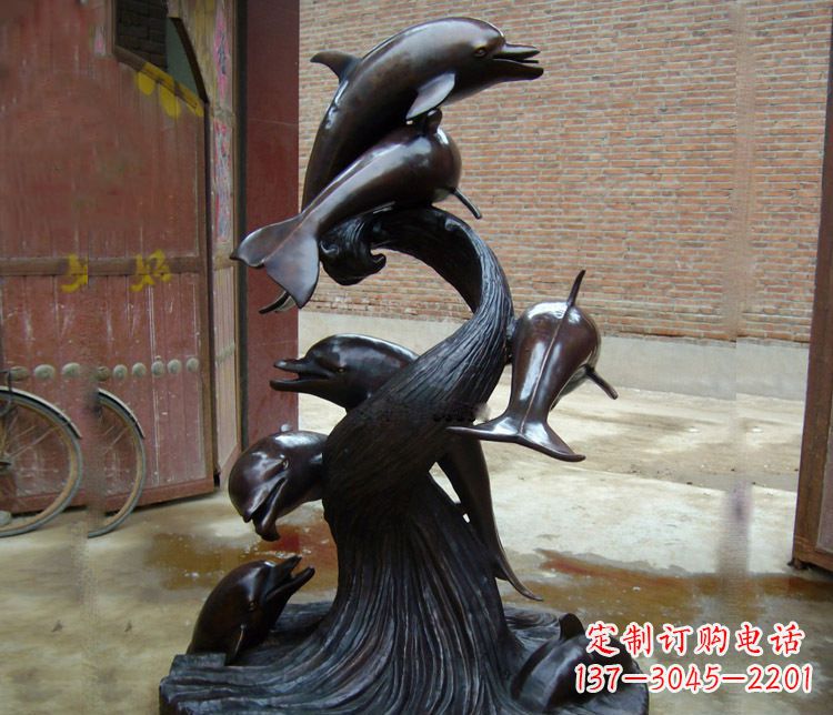 贵州尊贵华丽的海豚雕塑