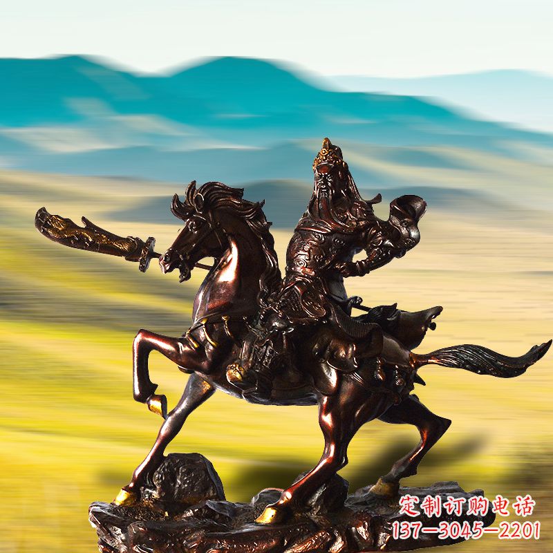 贵州中领雕塑:关公铜雕,永不褪色的传奇