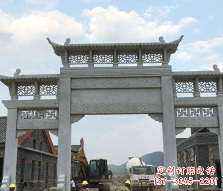 贵州牌坊大理石石雕:显露美丽的古典风情