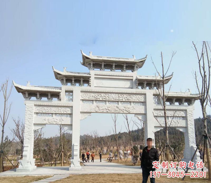 贵州中领雕塑-牌坊石雕精美无比