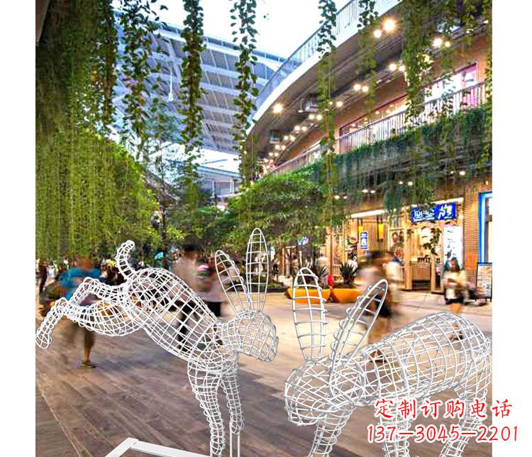 贵州中领雕塑的精致兔子雕塑