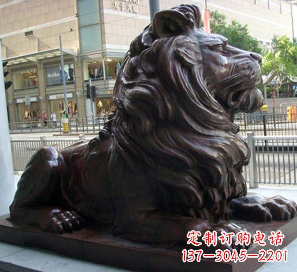 贵州汇丰铜狮子雕塑,引领潮流,传承中国古典文化