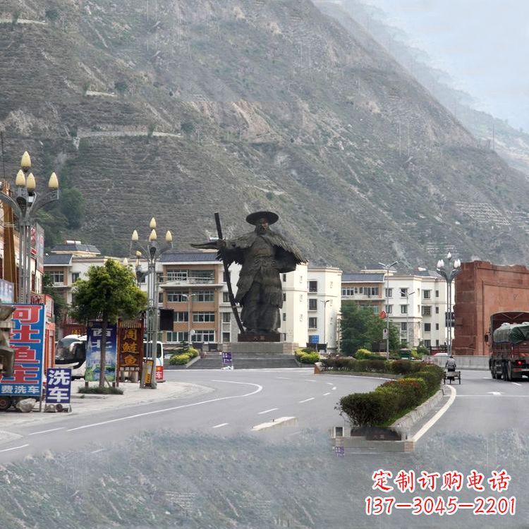 贵州唯美雕塑--大禹城市街道景观雕像