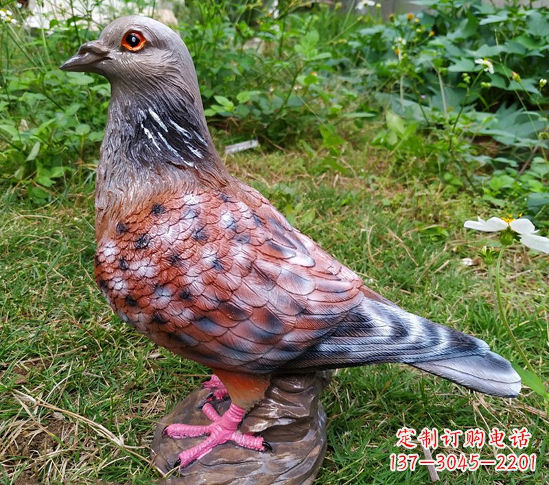 贵州中领雕塑推出:传递和平象征的和平鸽雕塑