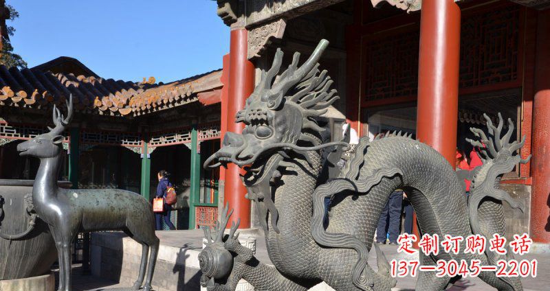 贵州中领雕塑厂家的青铜神龙雕塑,以神龙作为主…