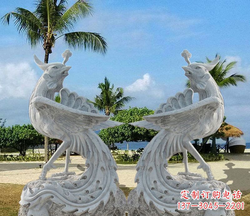 贵州精美凤凰石雕,让你的空间闪耀光芒