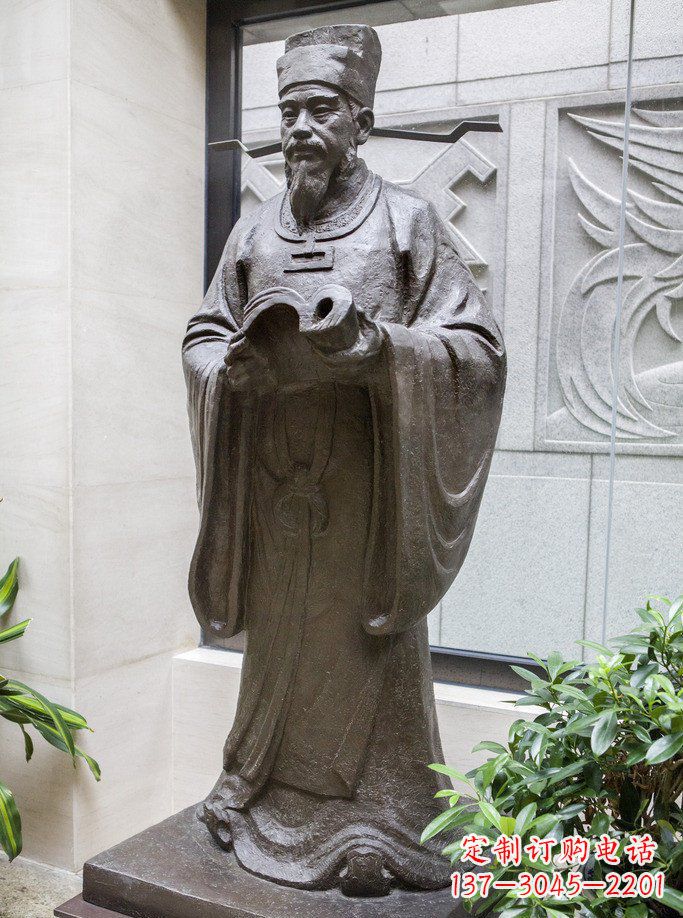 贵州精美沈括古代人物铜雕