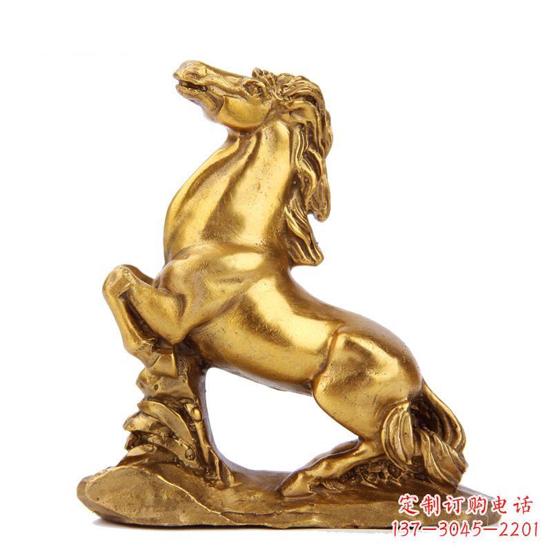 贵州精致铸铜马雕塑,古典微雕叠置美感