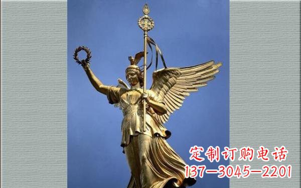 贵州优雅的胜利女神铜雕