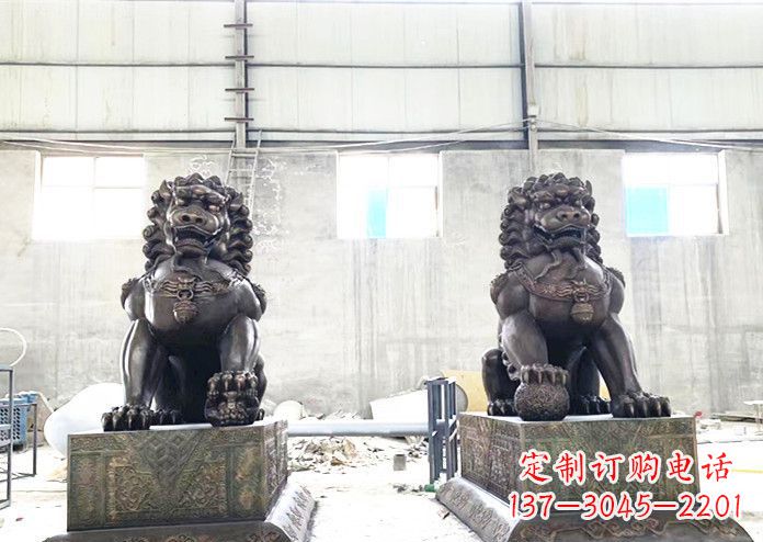 贵州中领雕塑专业生产高端铜狮子雕塑。狮子雕塑…