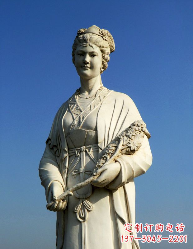 贵州领雕塑:精致雕刻,体现经典美女雕像