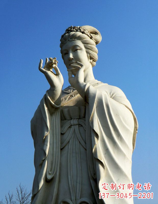 贵州精美绝伦的古代美女雕像
