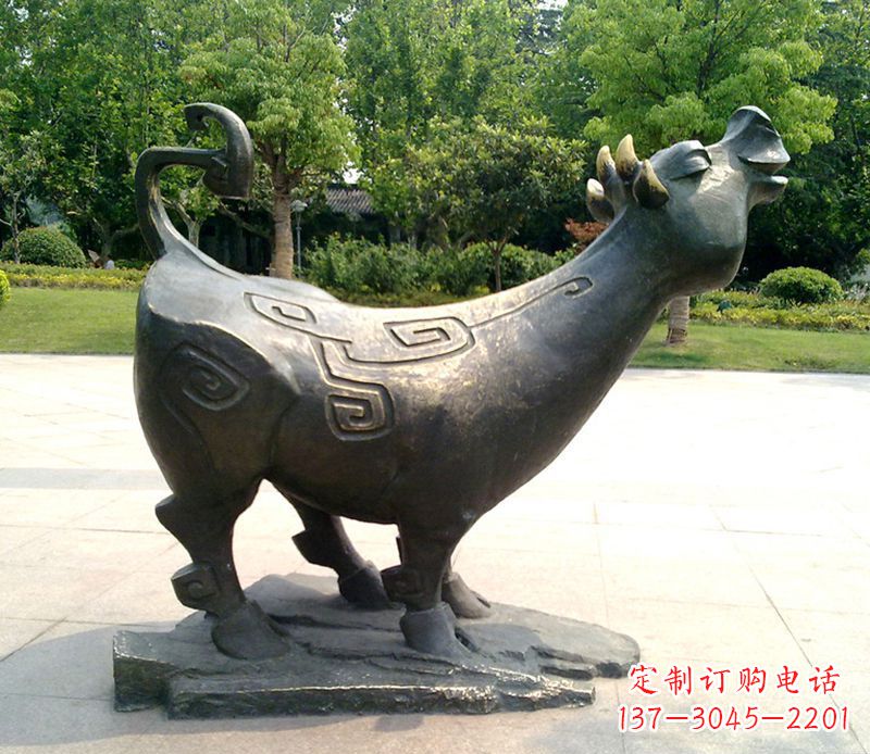 贵州十二生肖铜雕塑,中领领先一步
