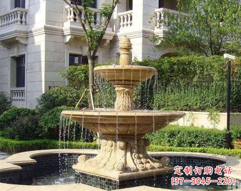 贵州美轮美奂的喷泉雕塑