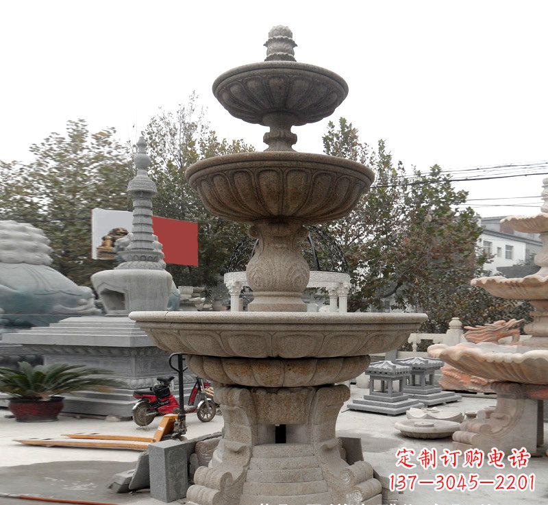 贵州钵式喷泉雕塑,精美装饰您的家园