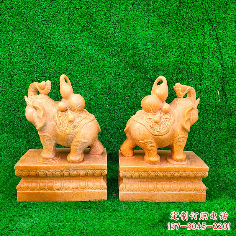 贵州精美大象雕塑,点缀美好家园
