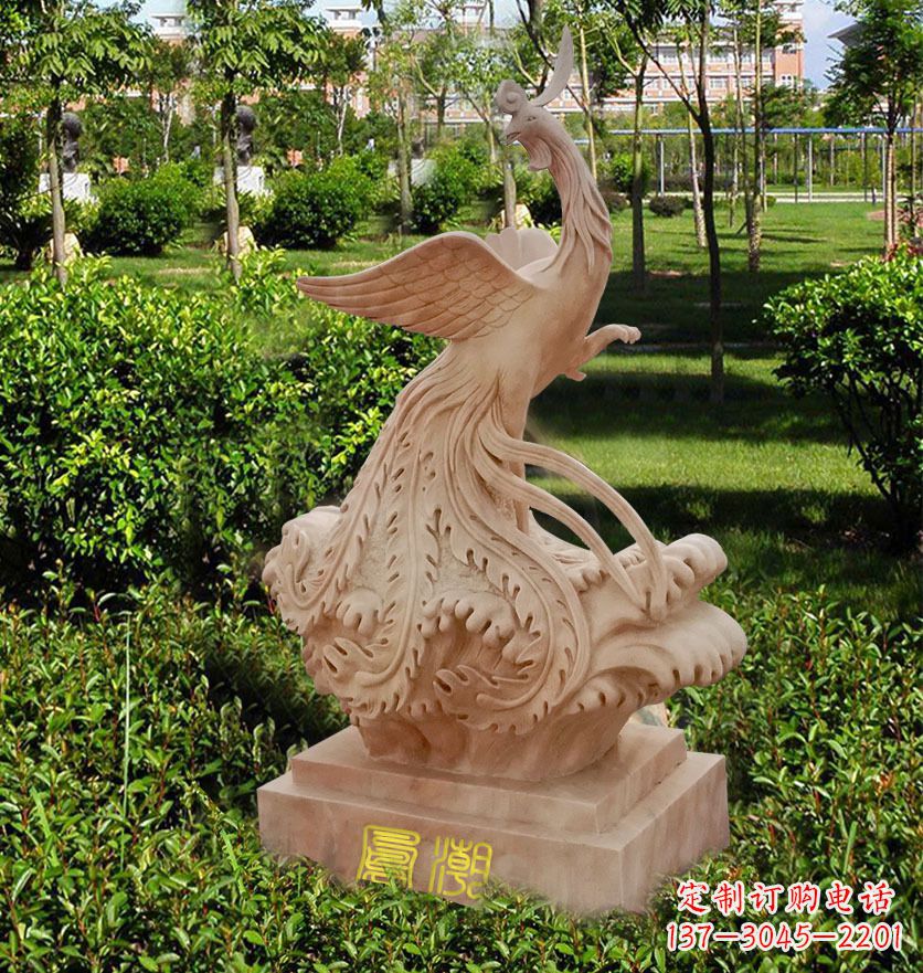 贵州雕刻凤凰传递祥瑞祝福