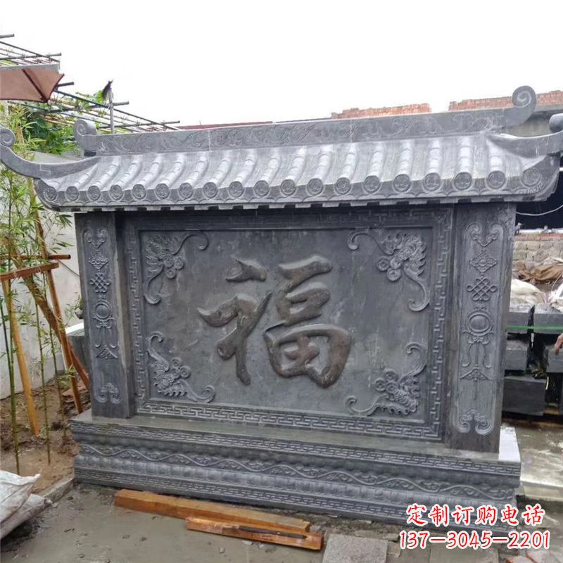 贵州中领雕塑:福字雕塑,点缀婚房庭院