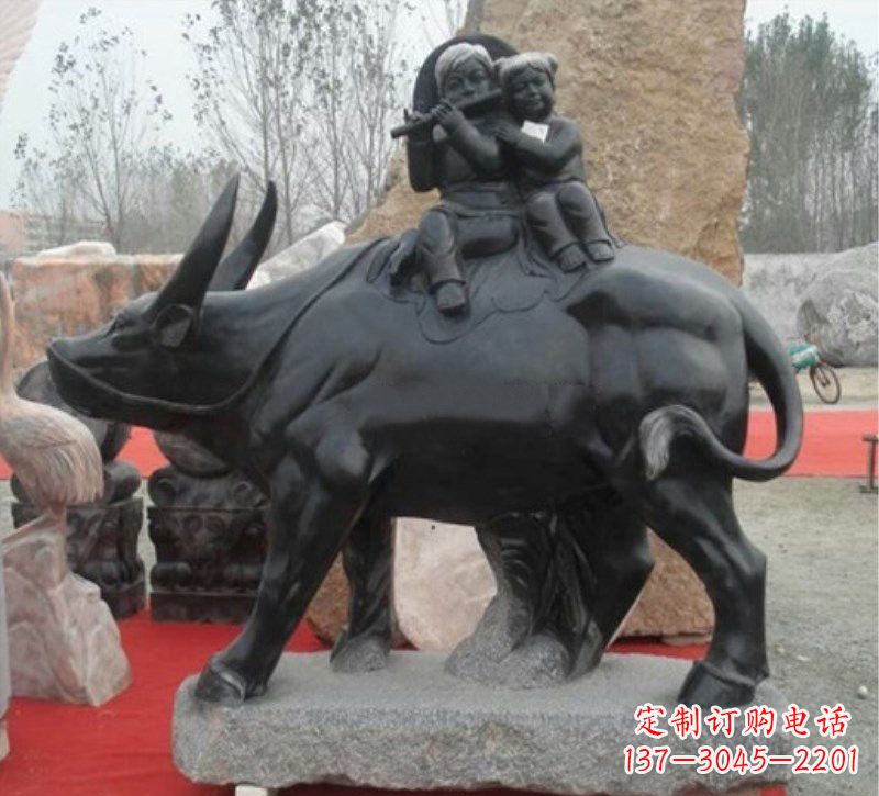 贵州传承经典,表达淳朴——牧童雕塑