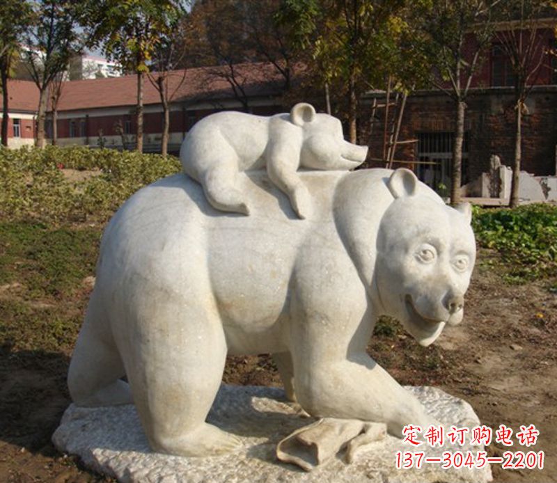 贵州狗熊雕塑景观,给你一个精美园林
