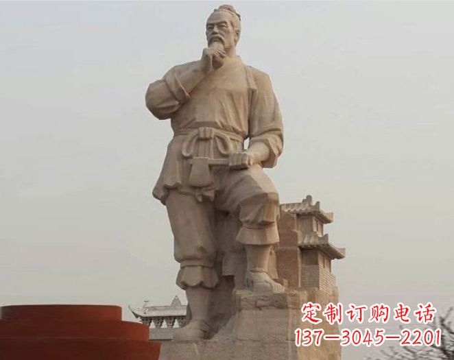 贵州重拾古代风采,中领雕塑打造高贵的鲁班雕塑