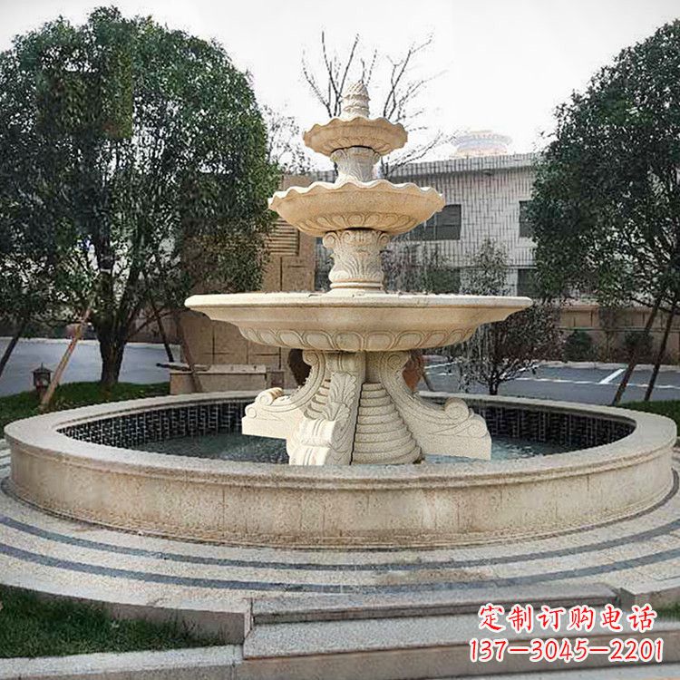 贵州石雕花盆,高端定制雕塑