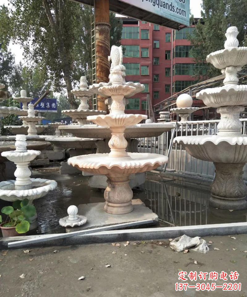 贵州中国传统石雕喷泉,雕刻艺术之美