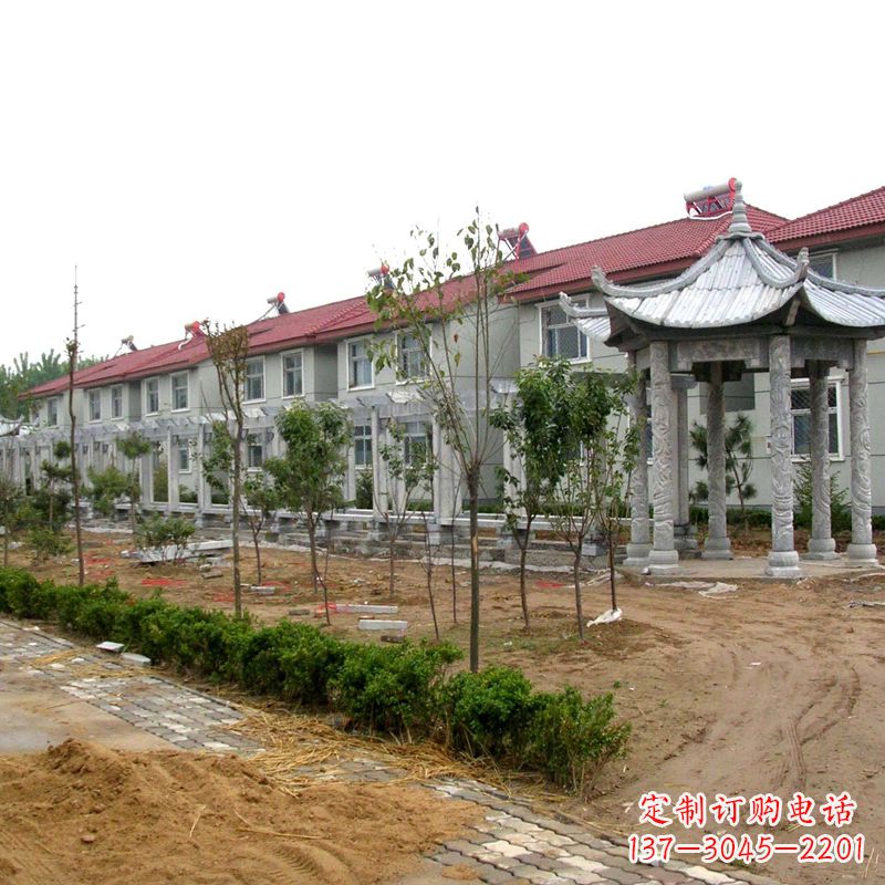 贵州中领雕塑打造精美凉亭雕塑
