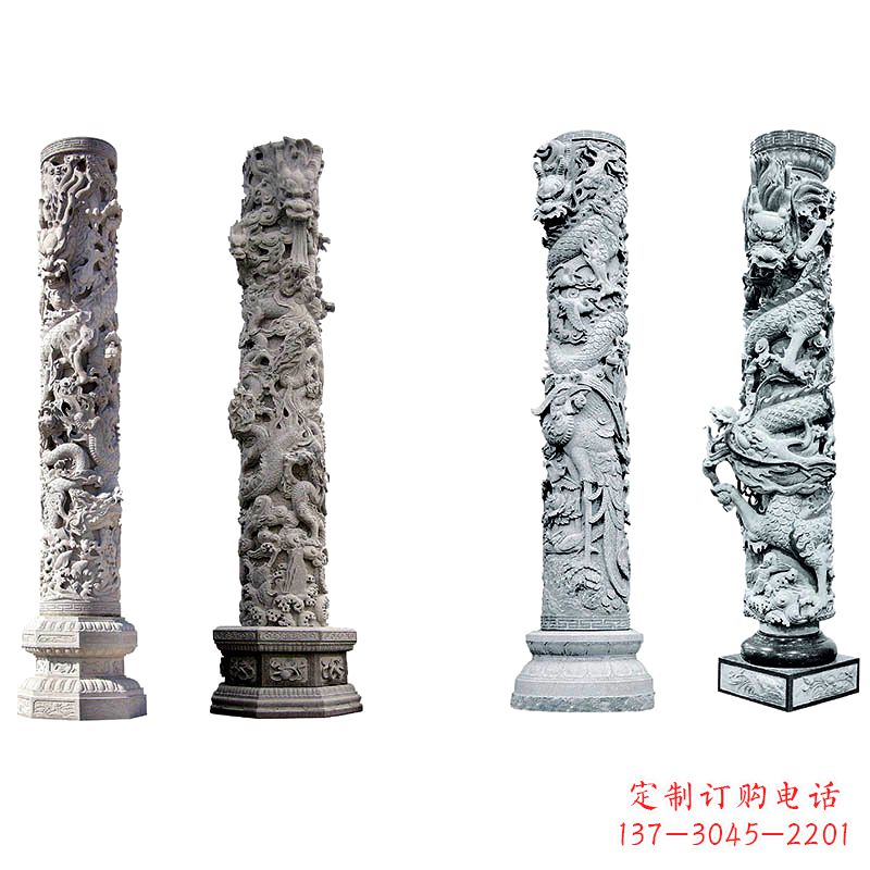 贵州精美绝伦的石雕龙柱