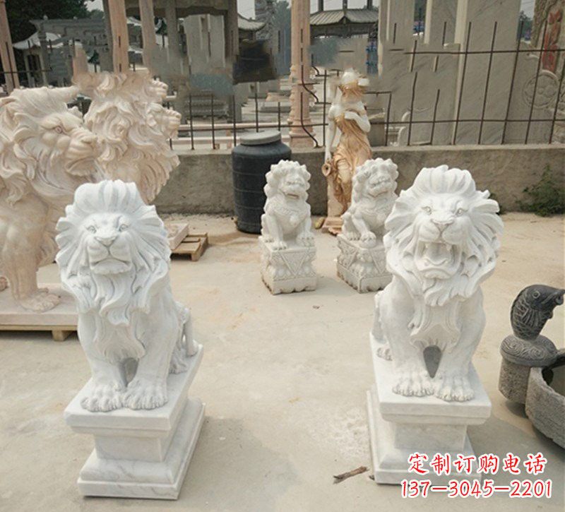 贵州传承欧式历史的狮子雕塑
