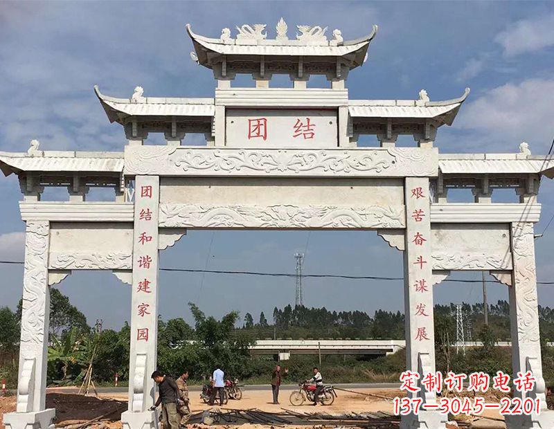 贵州定制牌坊雕塑,展现精湛工艺