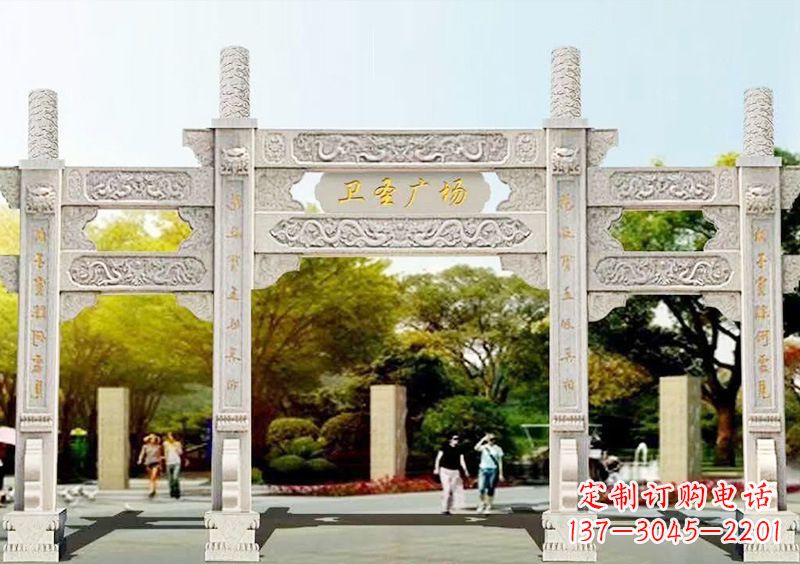 贵州石雕牌坊雕塑,尊贵而独特