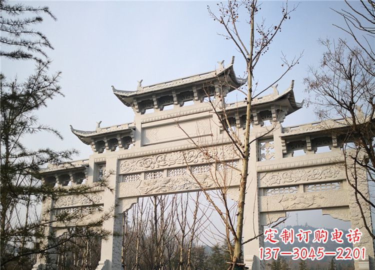 贵州定制高品质牌坊雕塑