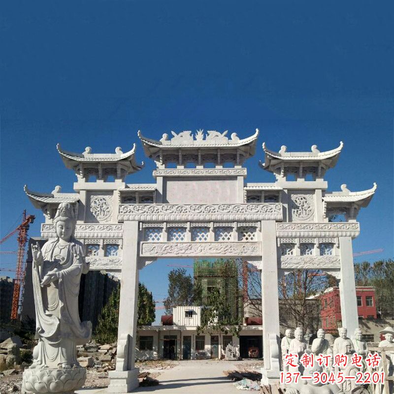 贵州中领雕塑牌楼铸铜雕塑