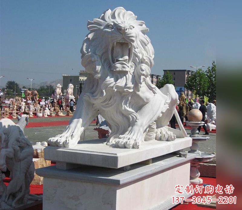 贵州狮子雕塑,带来王者气派