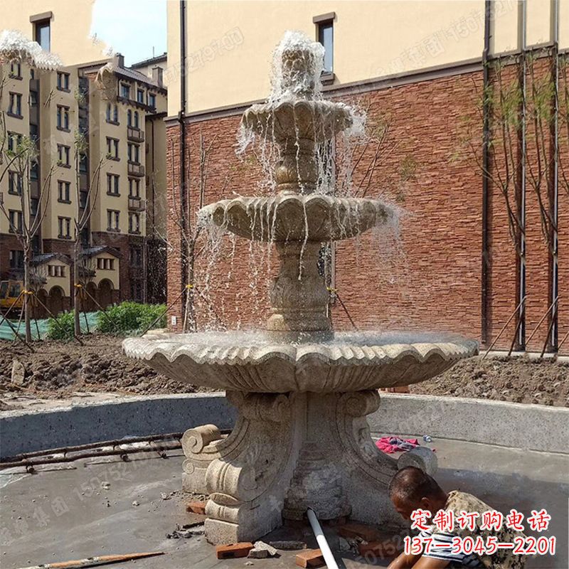 贵州中领雕塑石喷泉雕塑