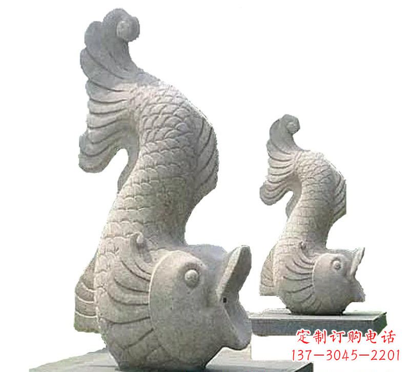 贵州中领雕塑定制精美鲤鱼雕塑